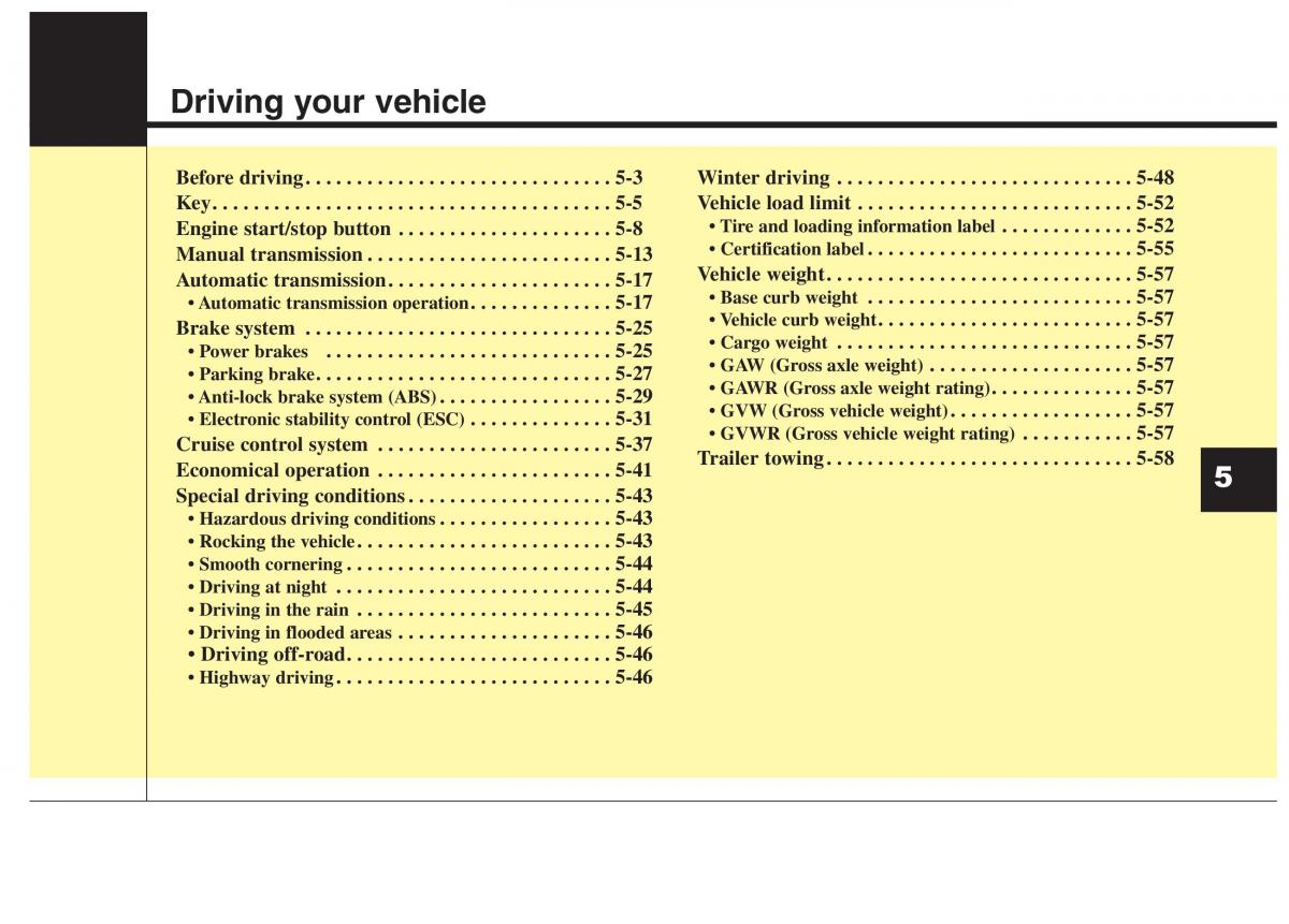 Hyundai Genesis Coupe owners manual / page 251