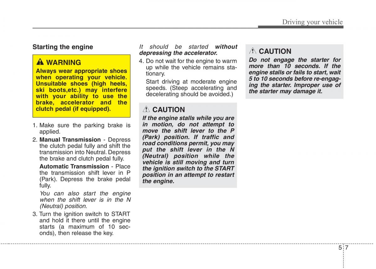 Hyundai Genesis Coupe owners manual / page 257