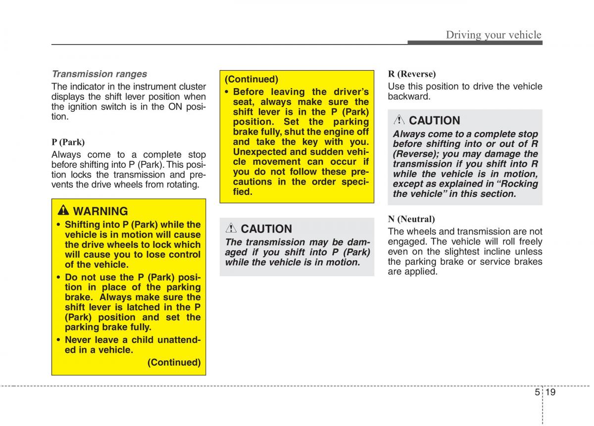 Hyundai Genesis Coupe owners manual / page 269