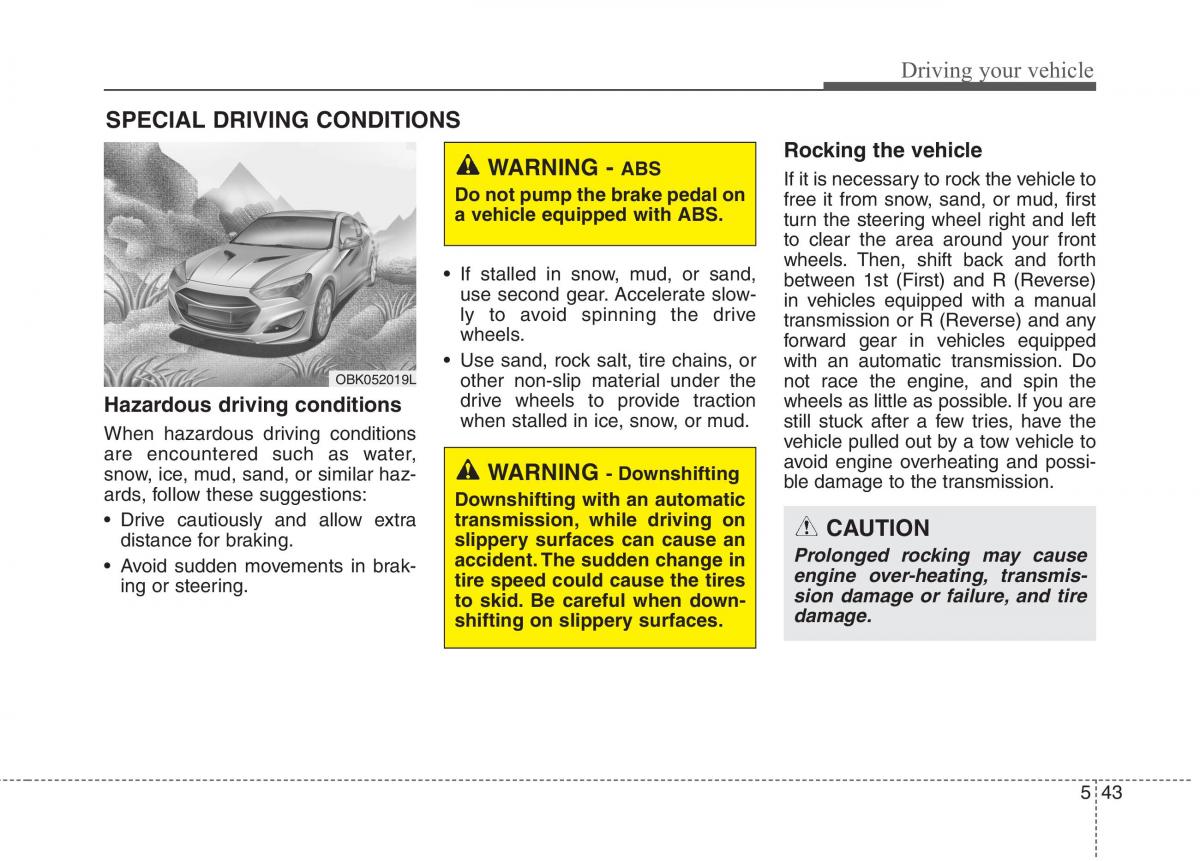 Hyundai Genesis Coupe owners manual / page 293