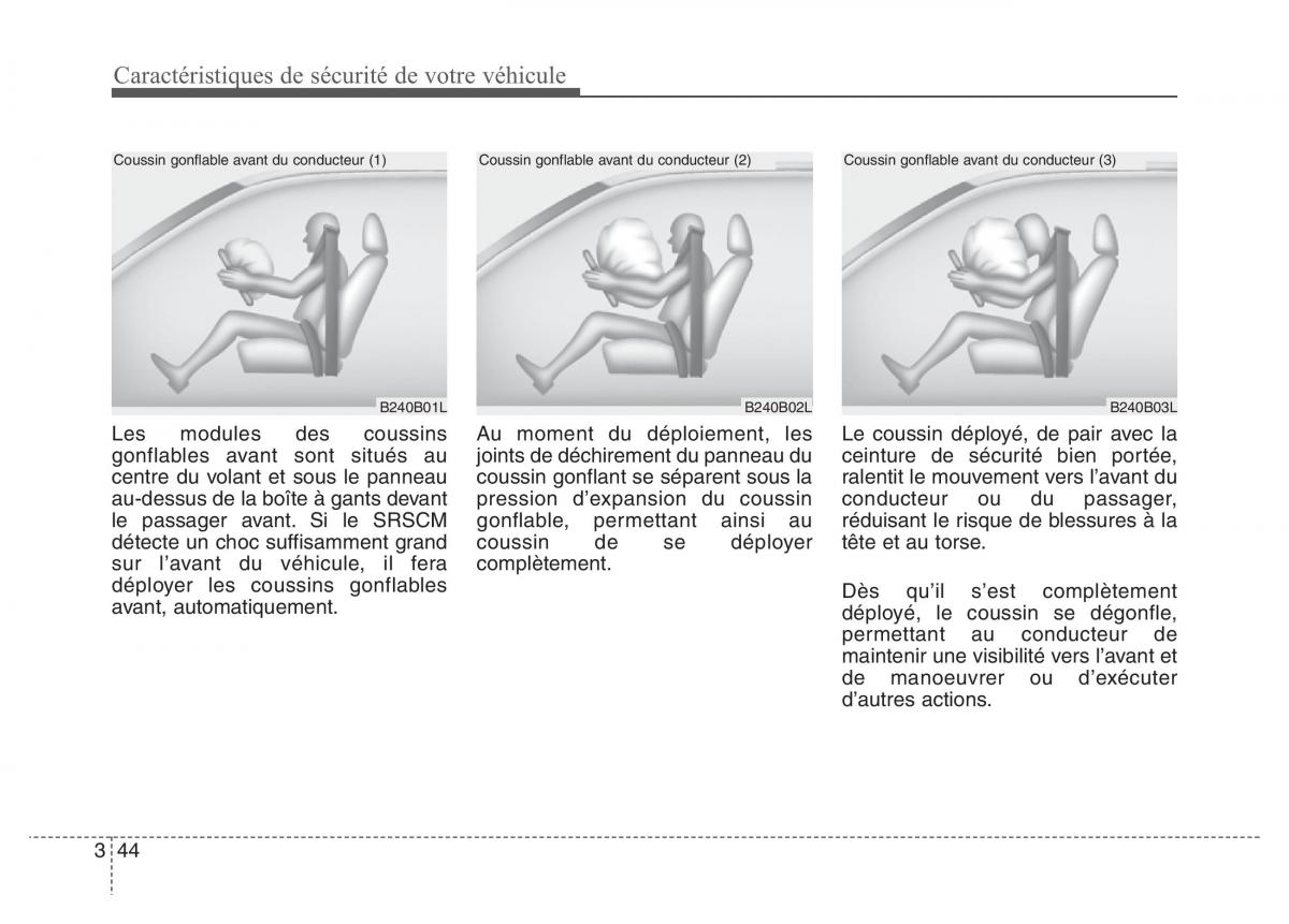 Hyundai Genesis Coupe manuel du proprietaire / page 65