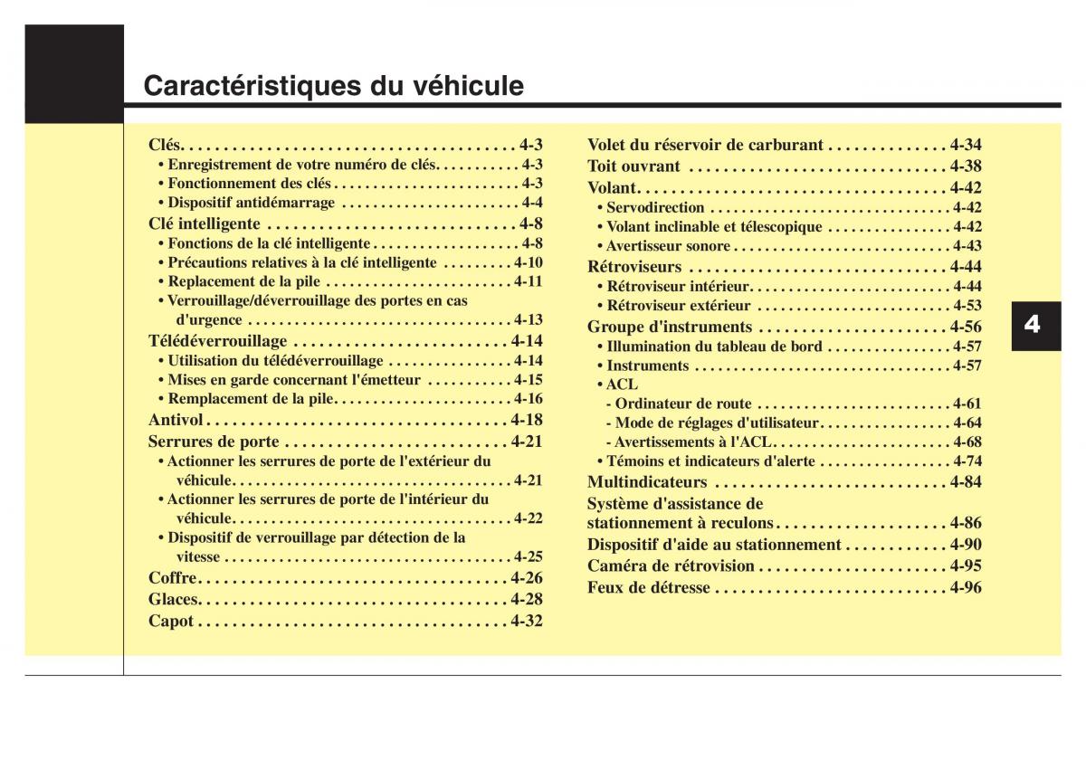 Hyundai Genesis Coupe manuel du proprietaire / page 91