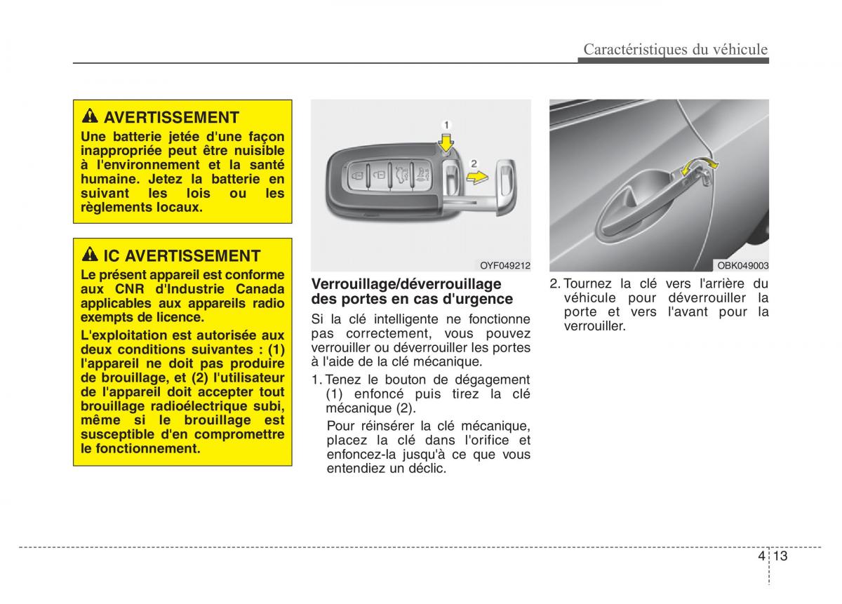 Hyundai Genesis Coupe manuel du proprietaire / page 103