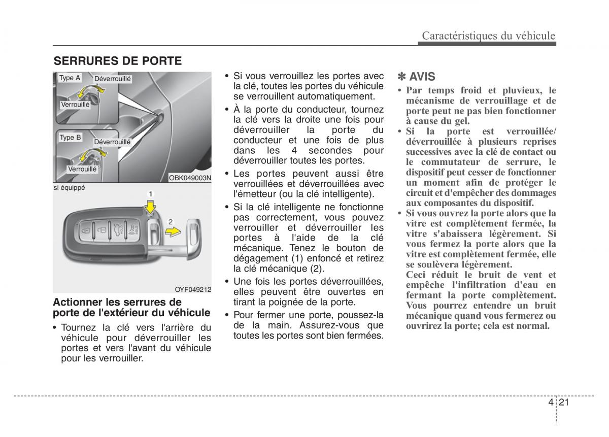 Hyundai Genesis Coupe manuel du proprietaire / page 111