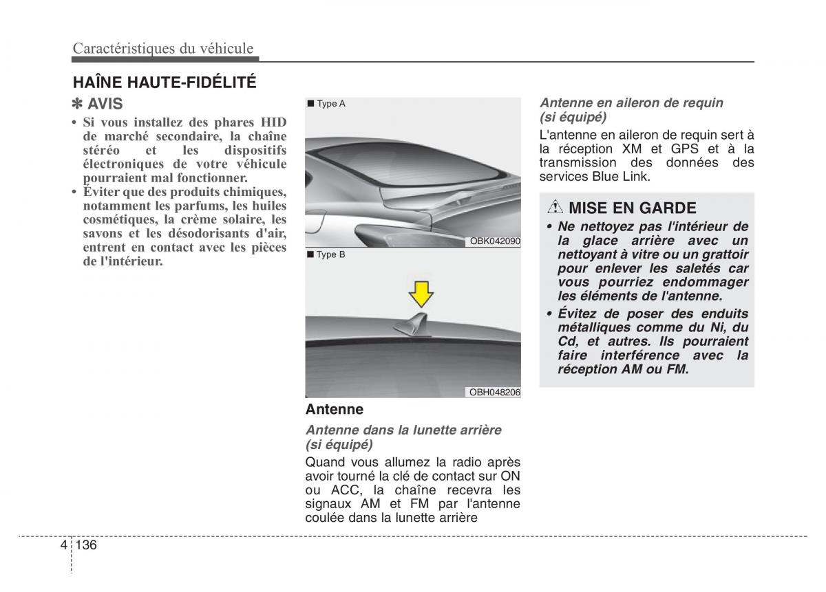 Hyundai Genesis Coupe manuel du proprietaire / page 226