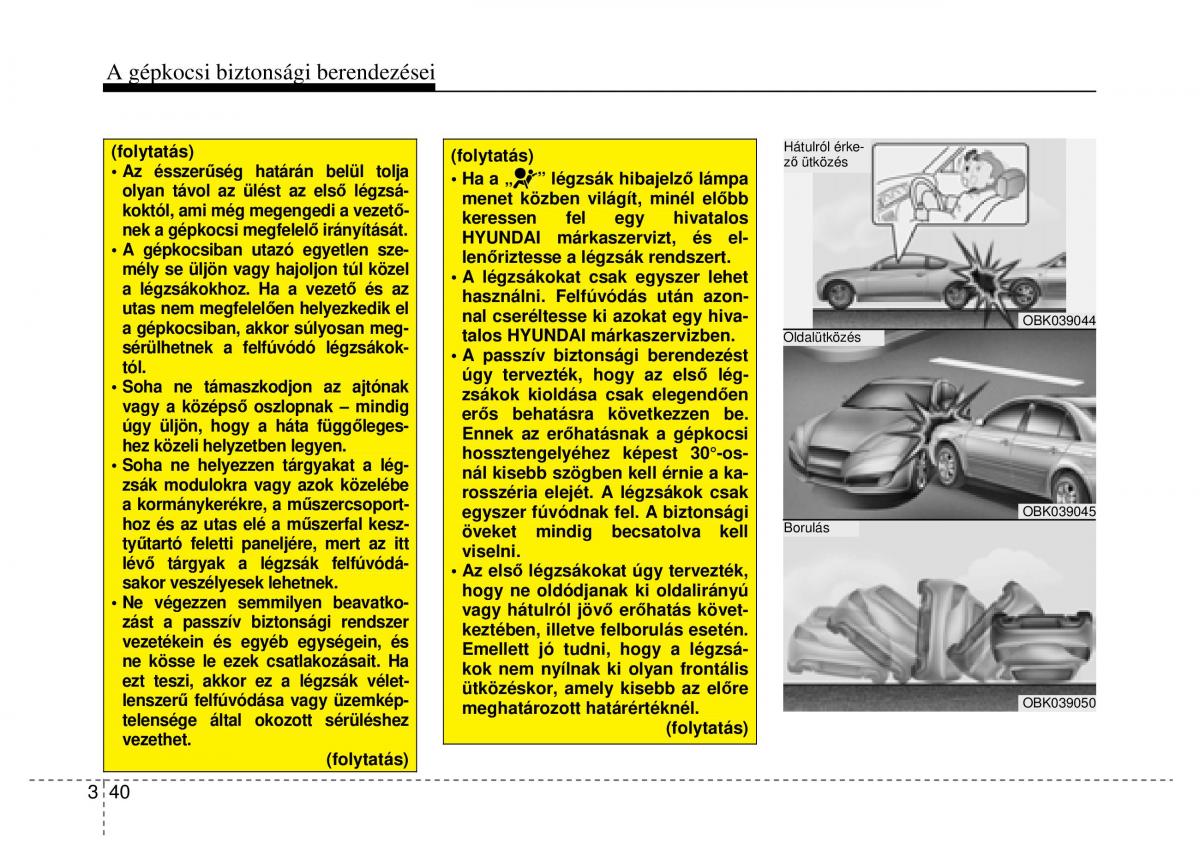 Hyundai Genesis Coupe Kezelesi utmutato / page 60