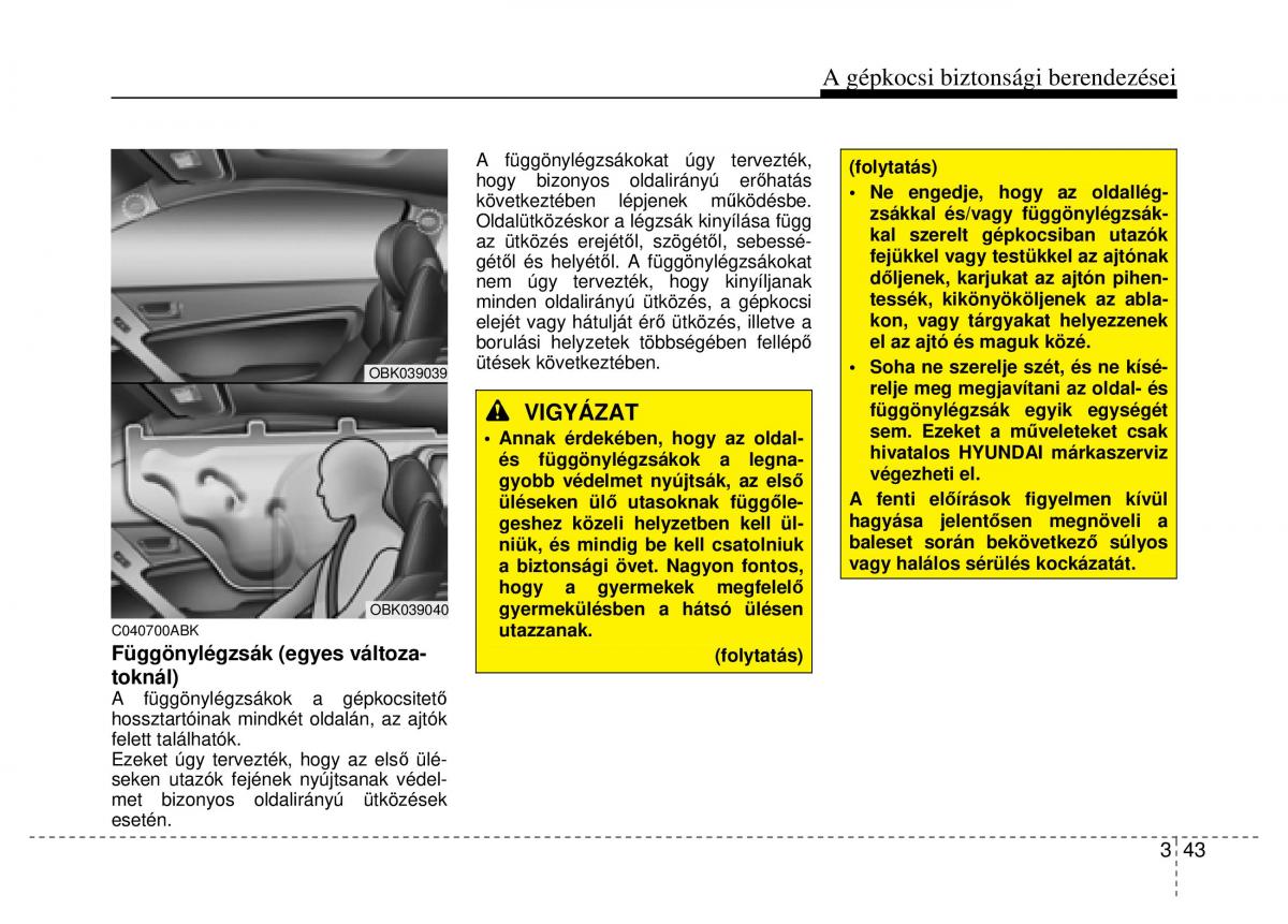 Hyundai Genesis Coupe Kezelesi utmutato / page 63