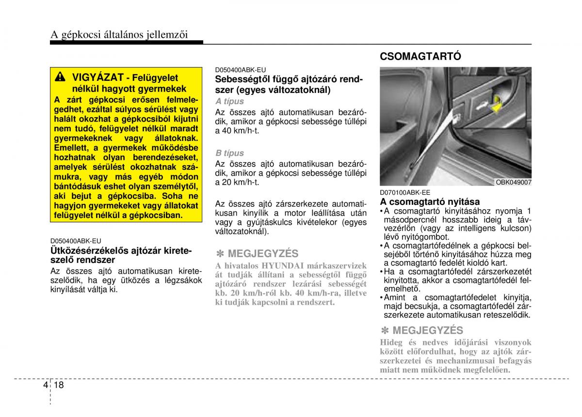 Hyundai Genesis Coupe Kezelesi utmutato / page 90