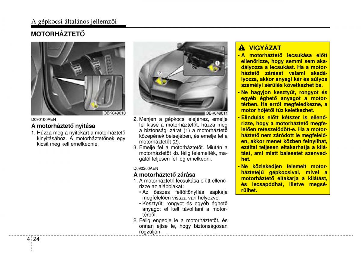 Hyundai Genesis Coupe Kezelesi utmutato / page 96