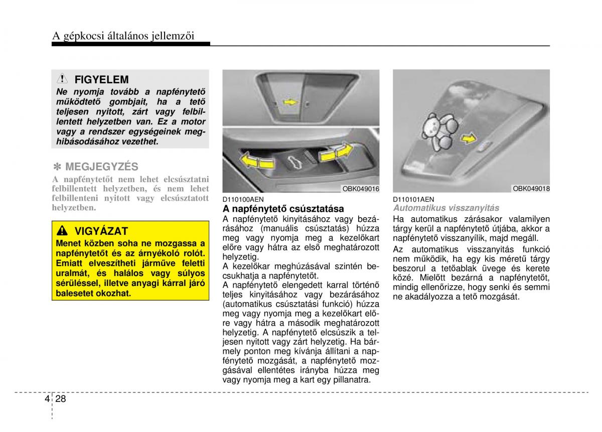 Hyundai Genesis Coupe Kezelesi utmutato / page 100