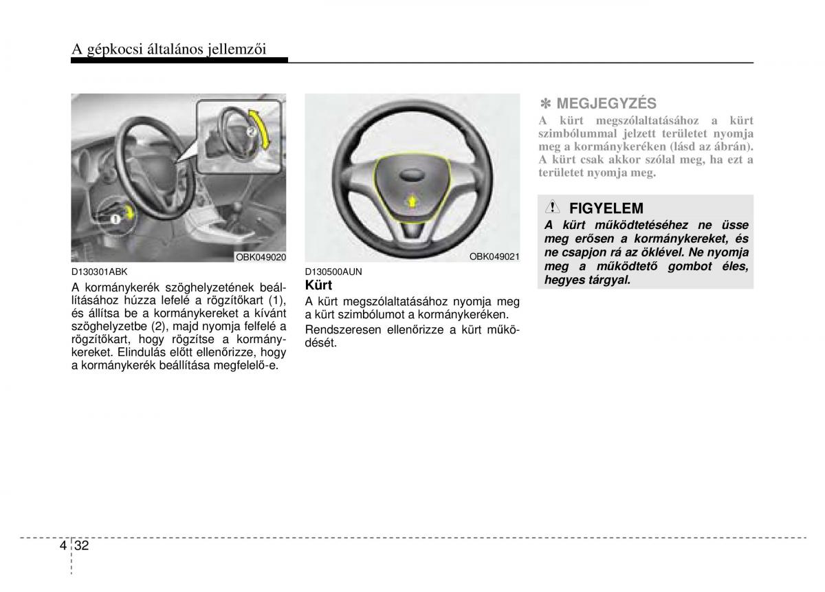 Hyundai Genesis Coupe Kezelesi utmutato / page 104