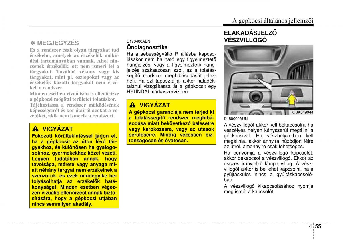 Hyundai Genesis Coupe Kezelesi utmutato / page 127