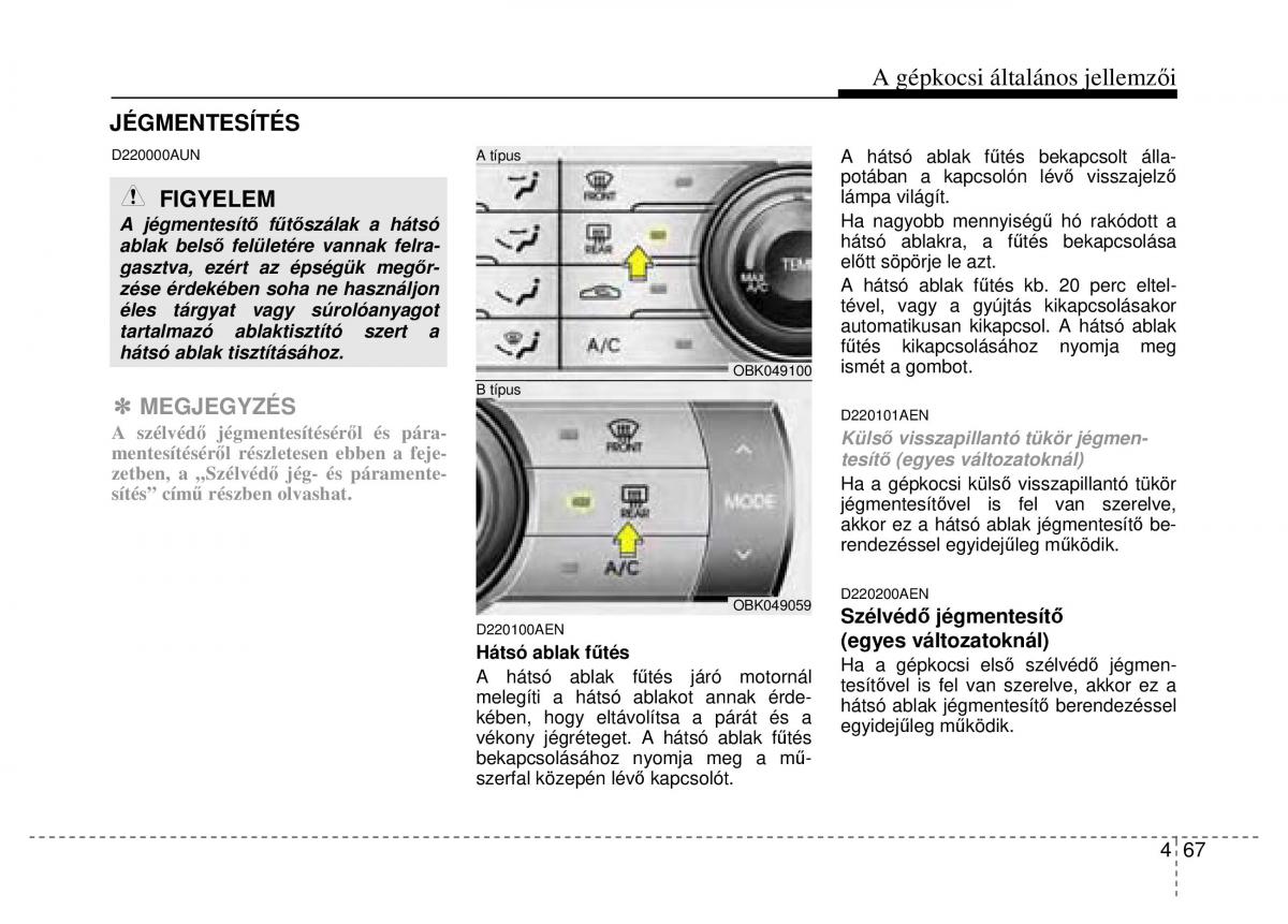 Hyundai Genesis Coupe Kezelesi utmutato / page 139