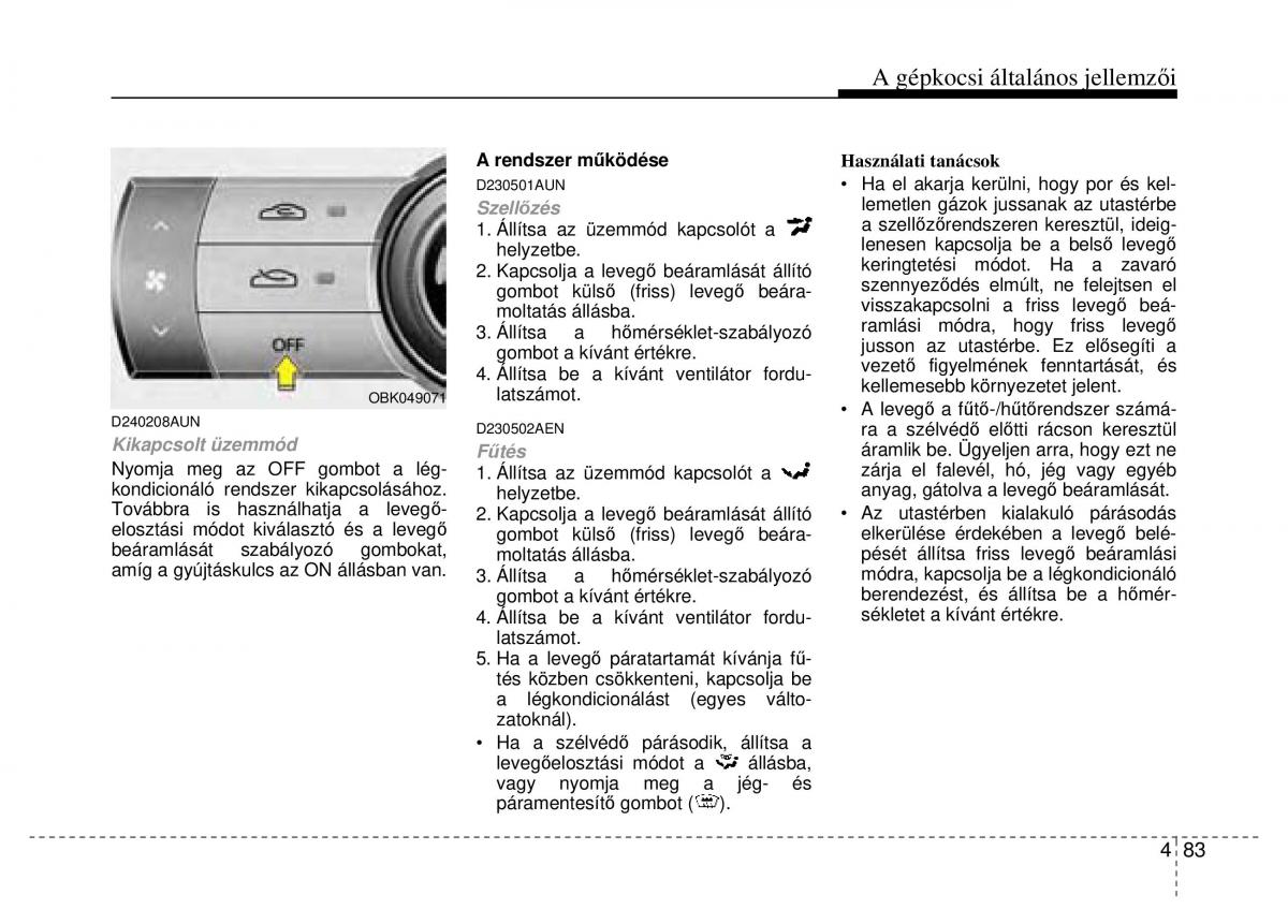 Hyundai Genesis Coupe Kezelesi utmutato / page 155