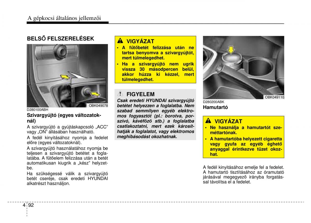 Hyundai Genesis Coupe Kezelesi utmutato / page 164