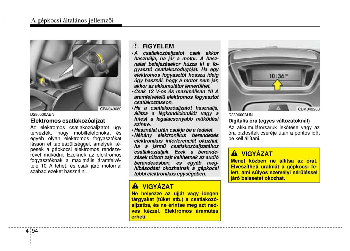 Hyundai Genesis Coupe Kezelesi utmutato / page 166