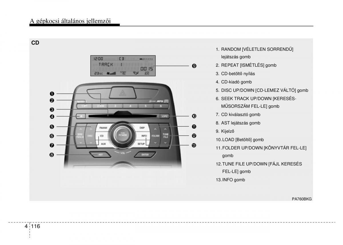 Hyundai Genesis Coupe Kezelesi utmutato / page 188