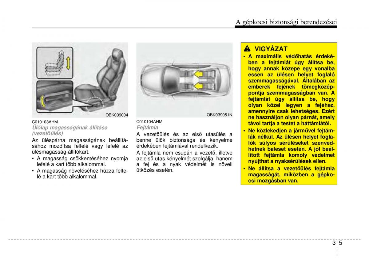 Hyundai Genesis Coupe Kezelesi utmutato / page 25