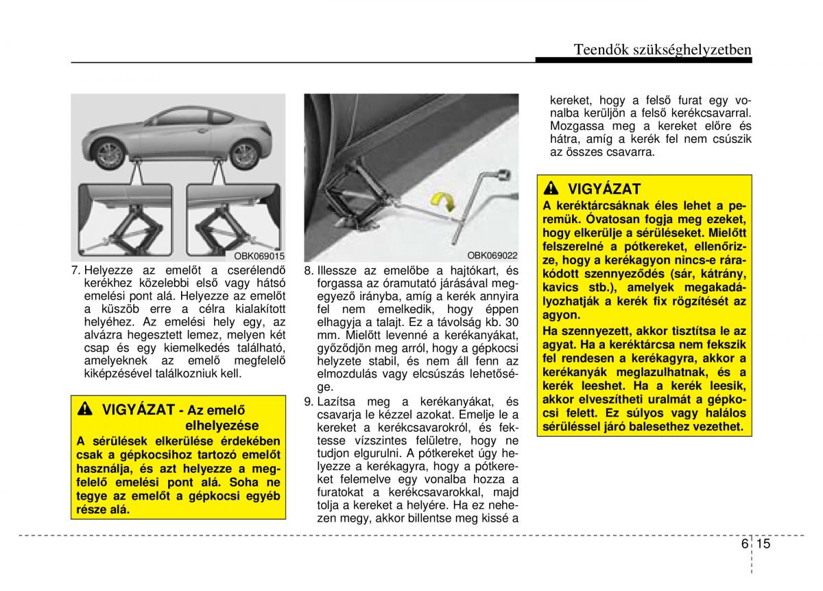 Hyundai Genesis Coupe Kezelesi utmutato / page 261