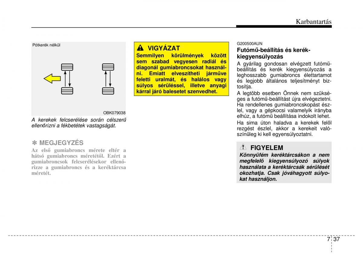 Hyundai Genesis Coupe Kezelesi utmutato / page 307