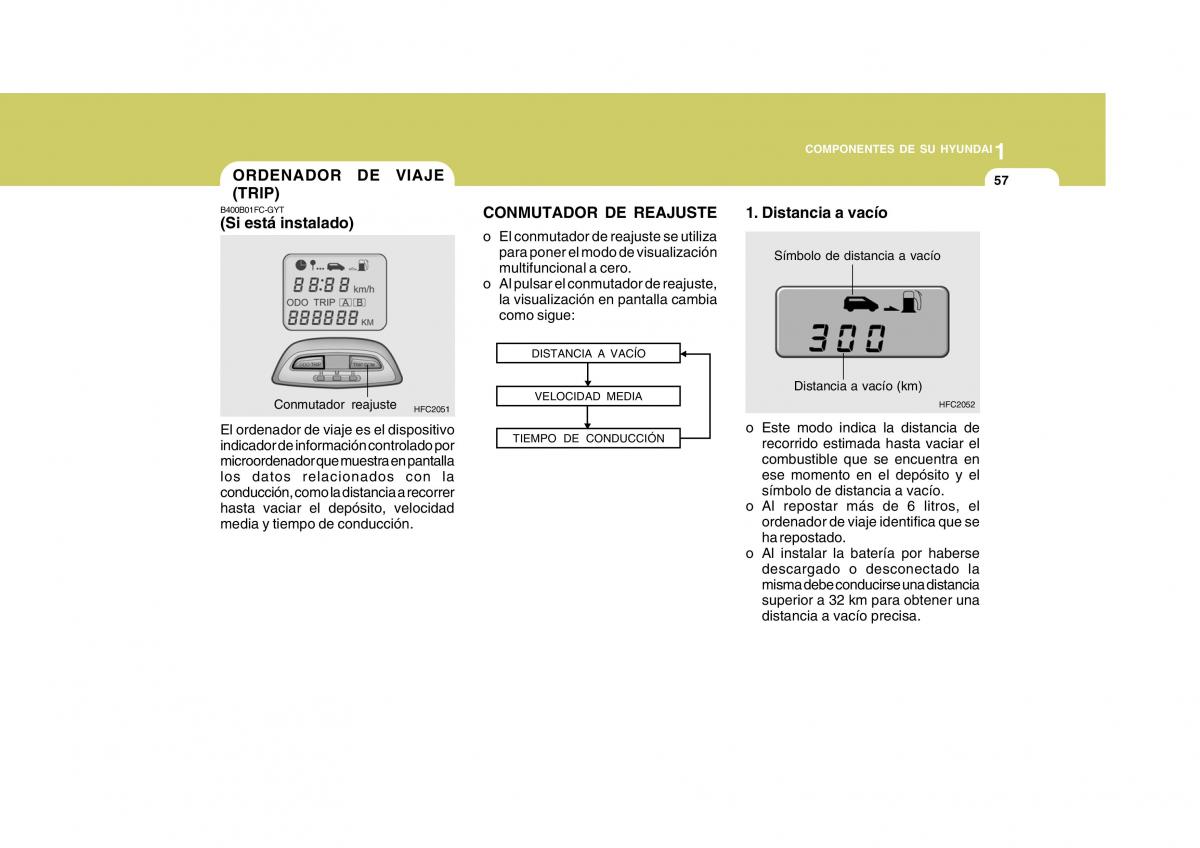 Hyundai Matrix manual del propietario / page 67