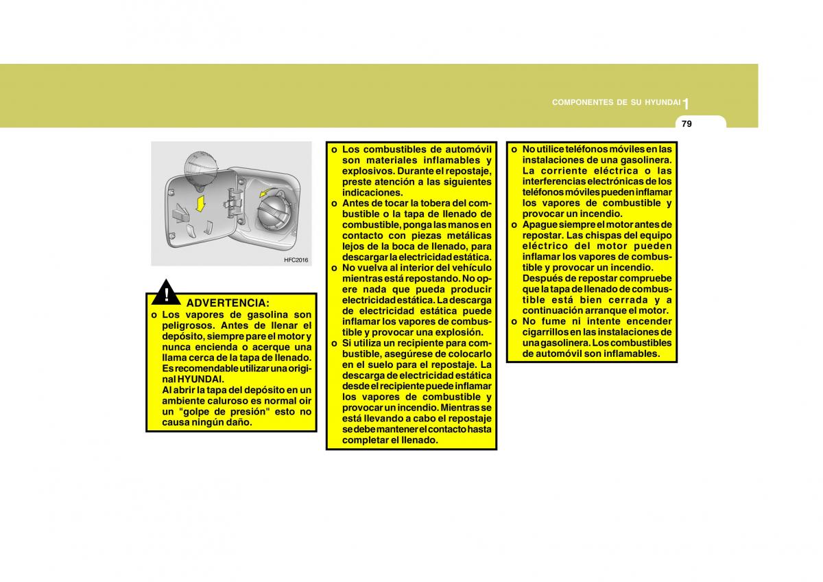 Hyundai Matrix manual del propietario / page 89