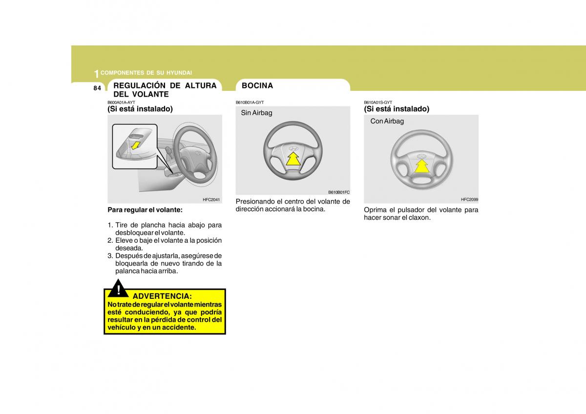 Hyundai Matrix manual del propietario / page 94