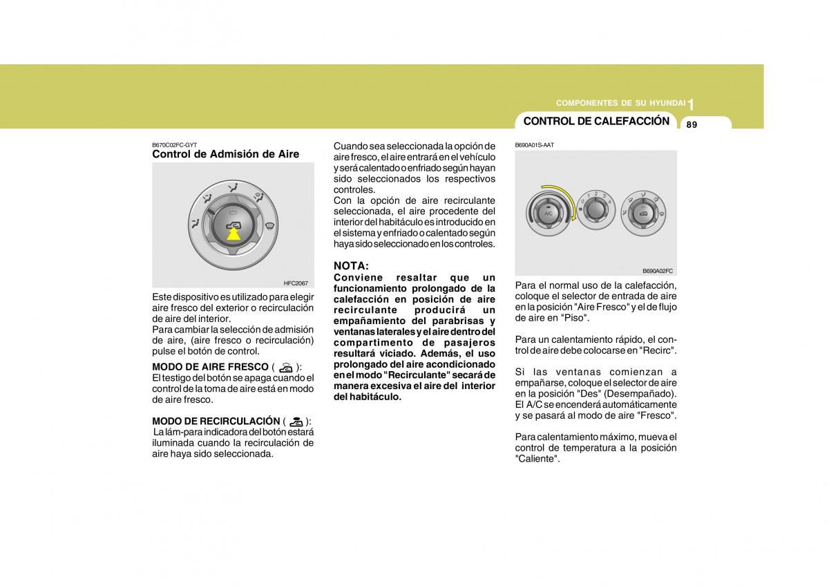 Hyundai Matrix manual del propietario / page 99