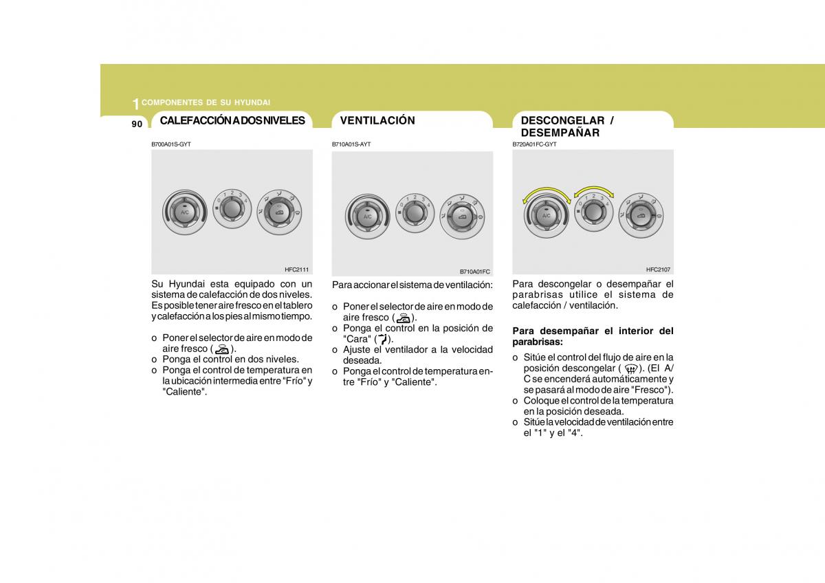 Hyundai Matrix manual del propietario / page 100