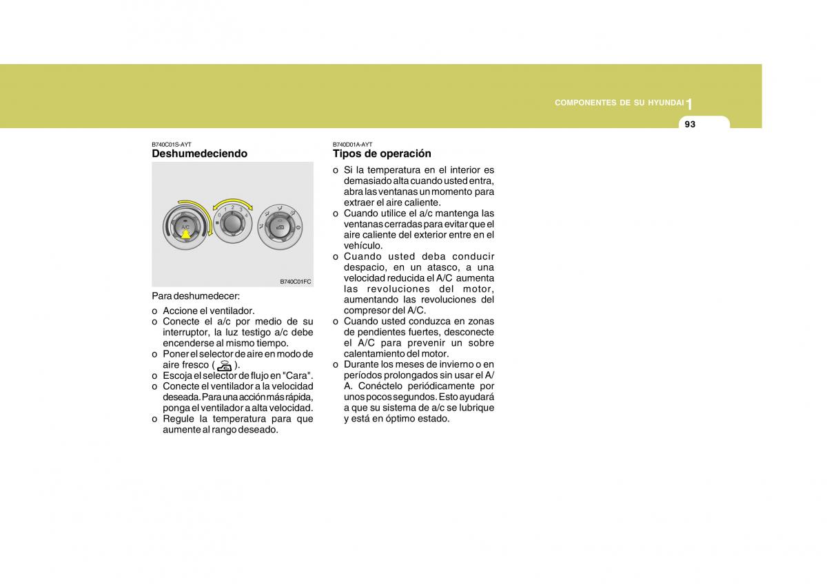 Hyundai Matrix manual del propietario / page 103