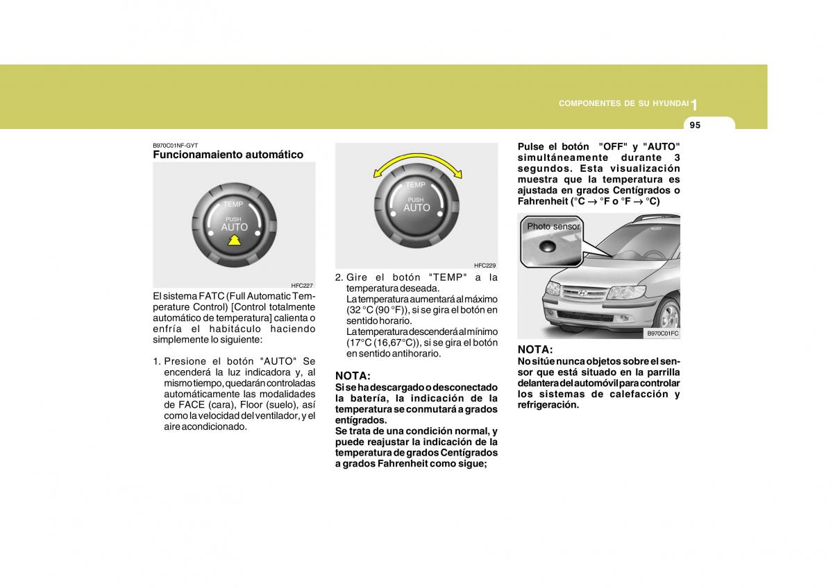 Hyundai Matrix manual del propietario / page 105