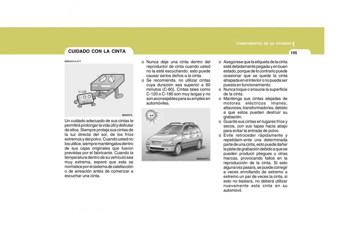 Hyundai Matrix manual del propietario / page 115