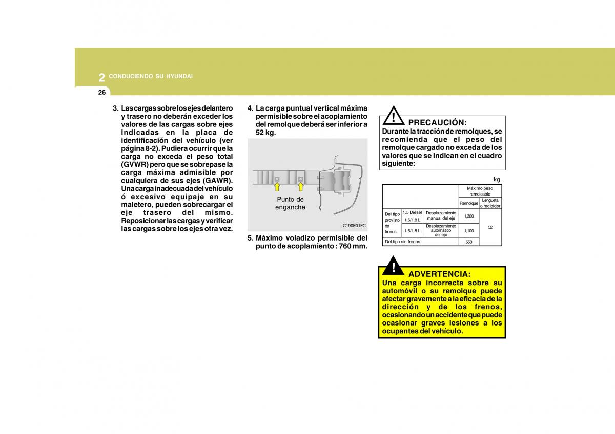 Hyundai Matrix manual del propietario / page 143