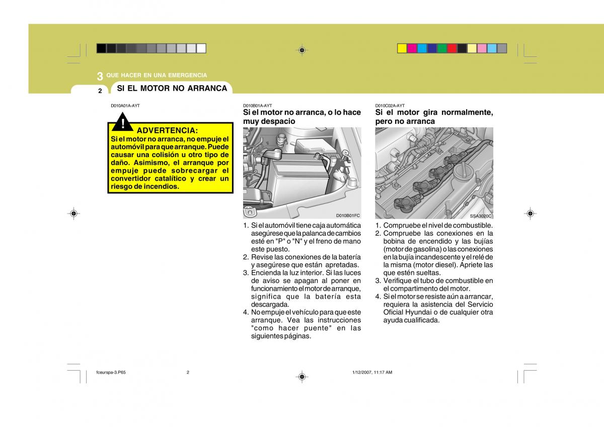 Hyundai Matrix manual del propietario / page 147