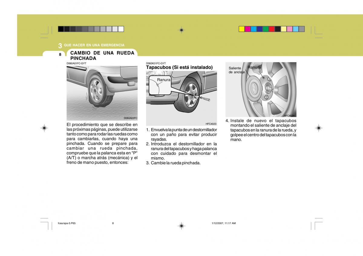 Hyundai Matrix manual del propietario / page 153