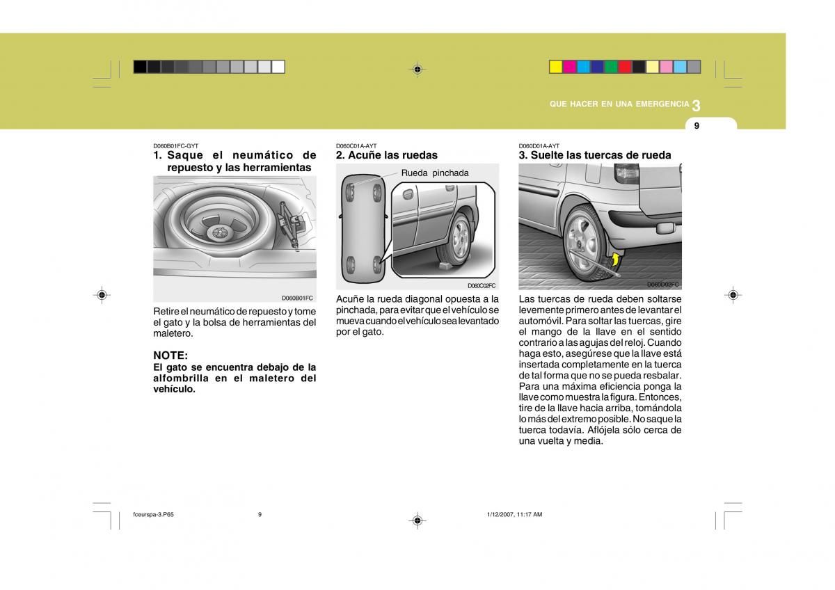 Hyundai Matrix manual del propietario / page 154