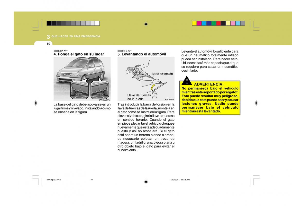 Hyundai Matrix manual del propietario / page 155