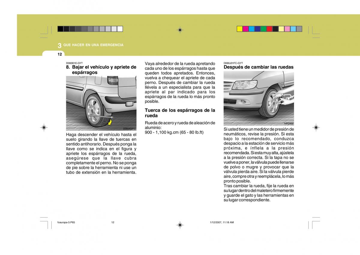 Hyundai Matrix manual del propietario / page 157