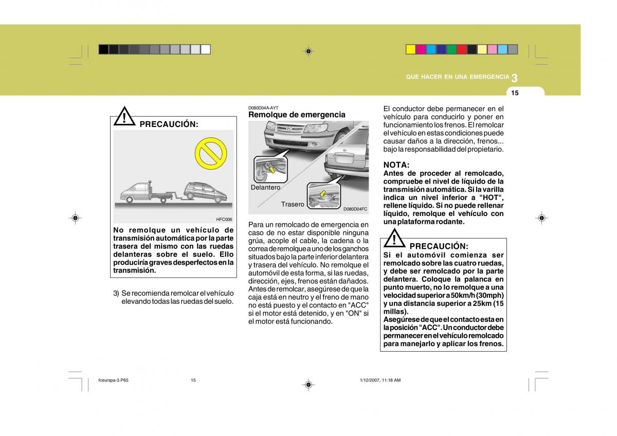 Hyundai Matrix manual del propietario / page 160