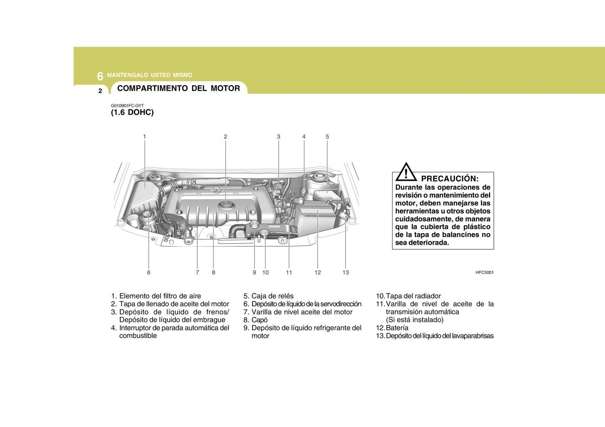 Hyundai Matrix manual del propietario / page 173