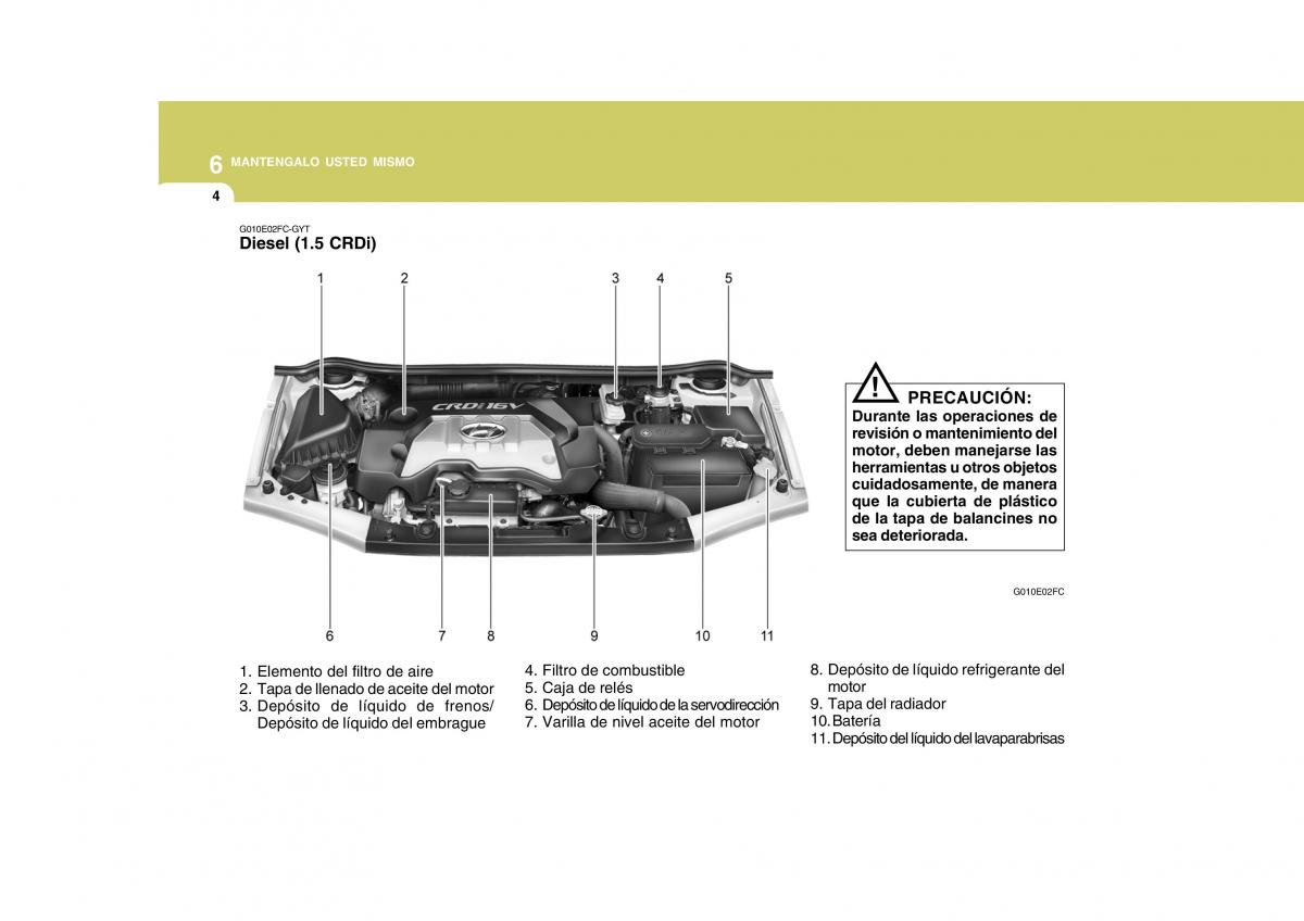 Hyundai Matrix manual del propietario / page 175