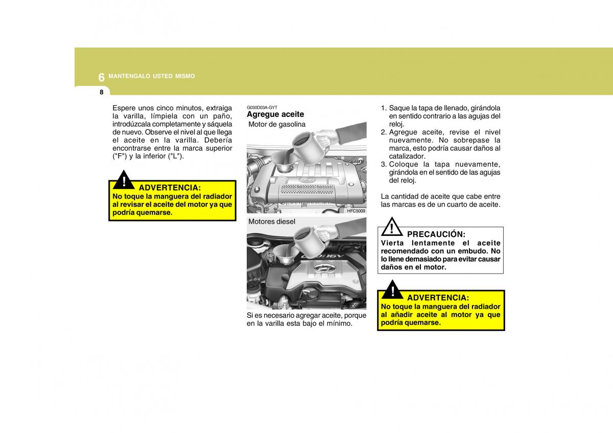 Hyundai Matrix manual del propietario / page 179