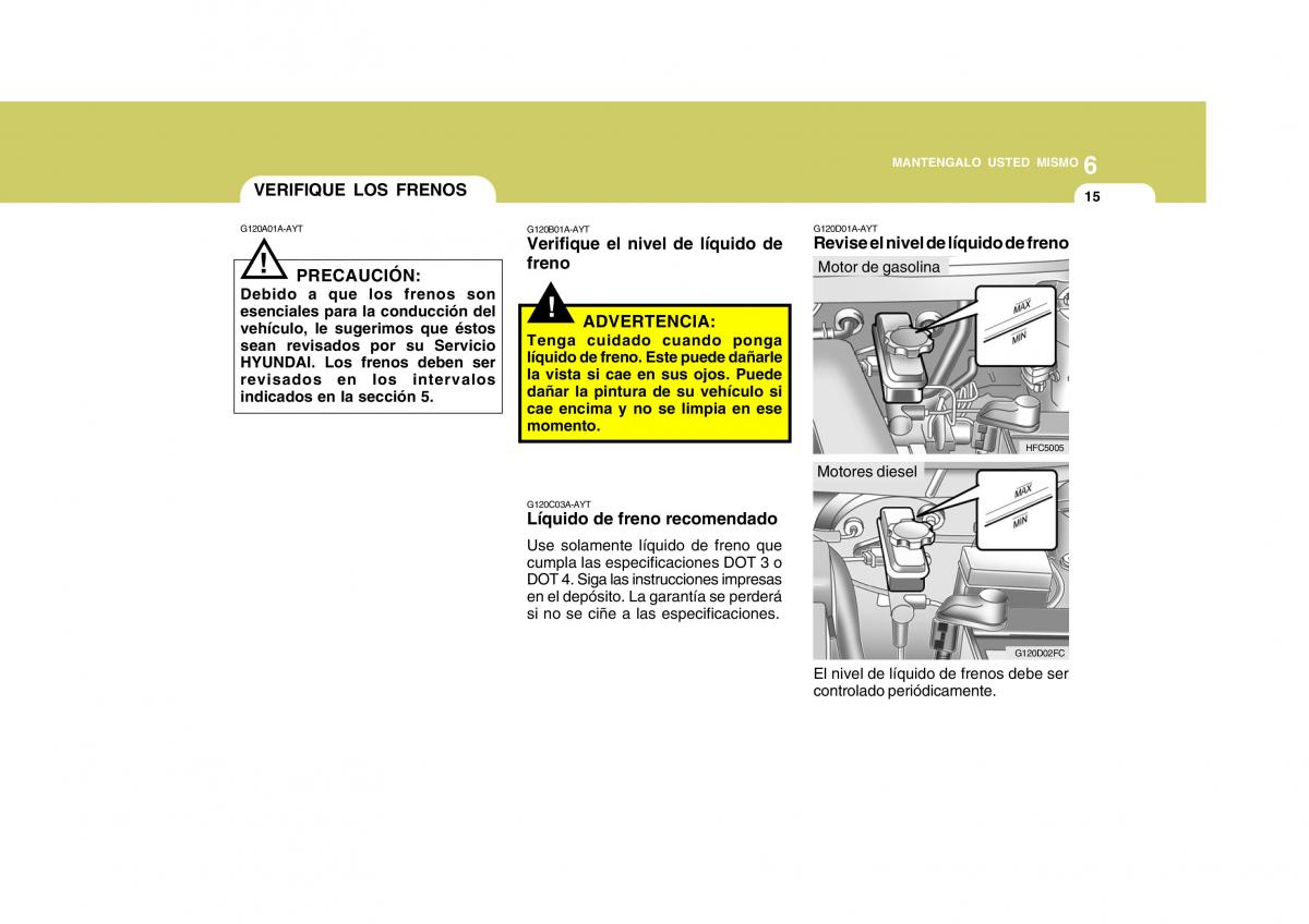 Hyundai Matrix manual del propietario / page 186