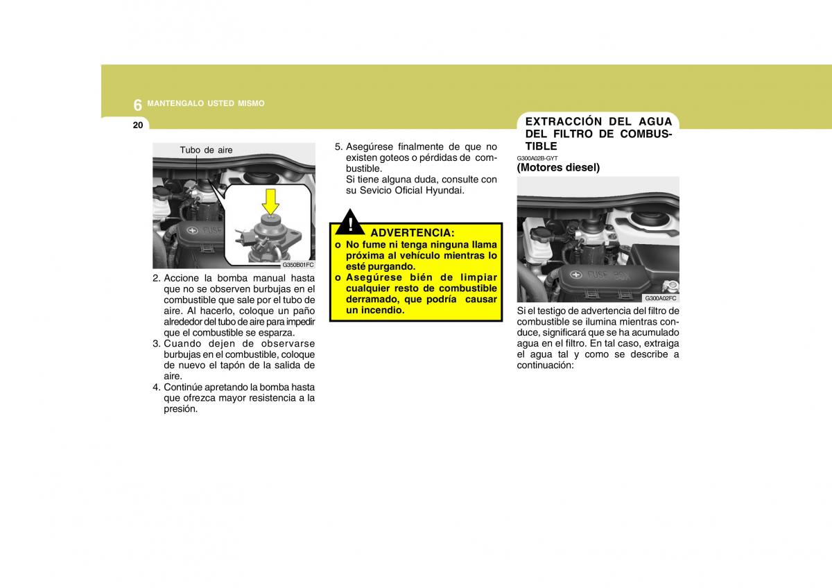 Hyundai Matrix manual del propietario / page 191