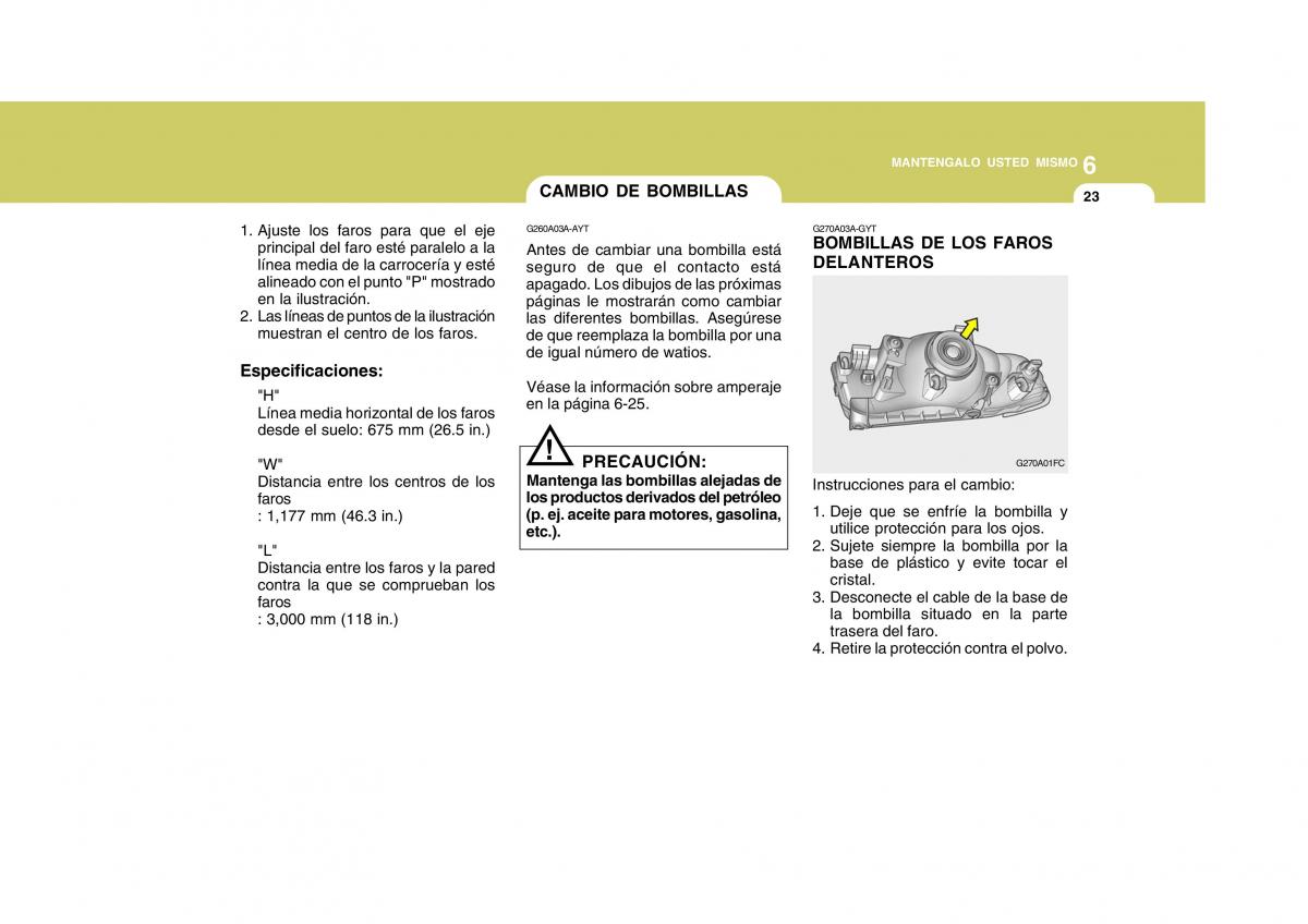 Hyundai Matrix manual del propietario / page 194