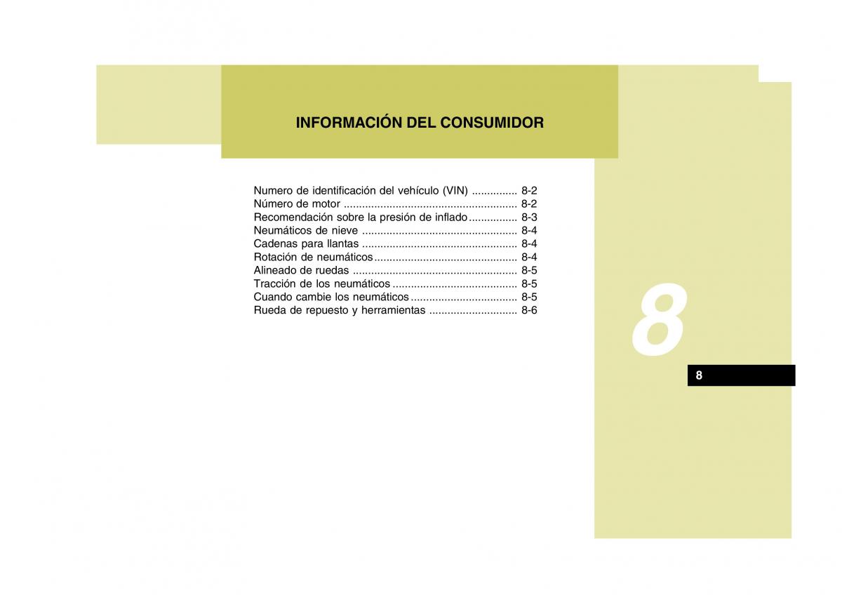 Hyundai Matrix manual del propietario / page 205