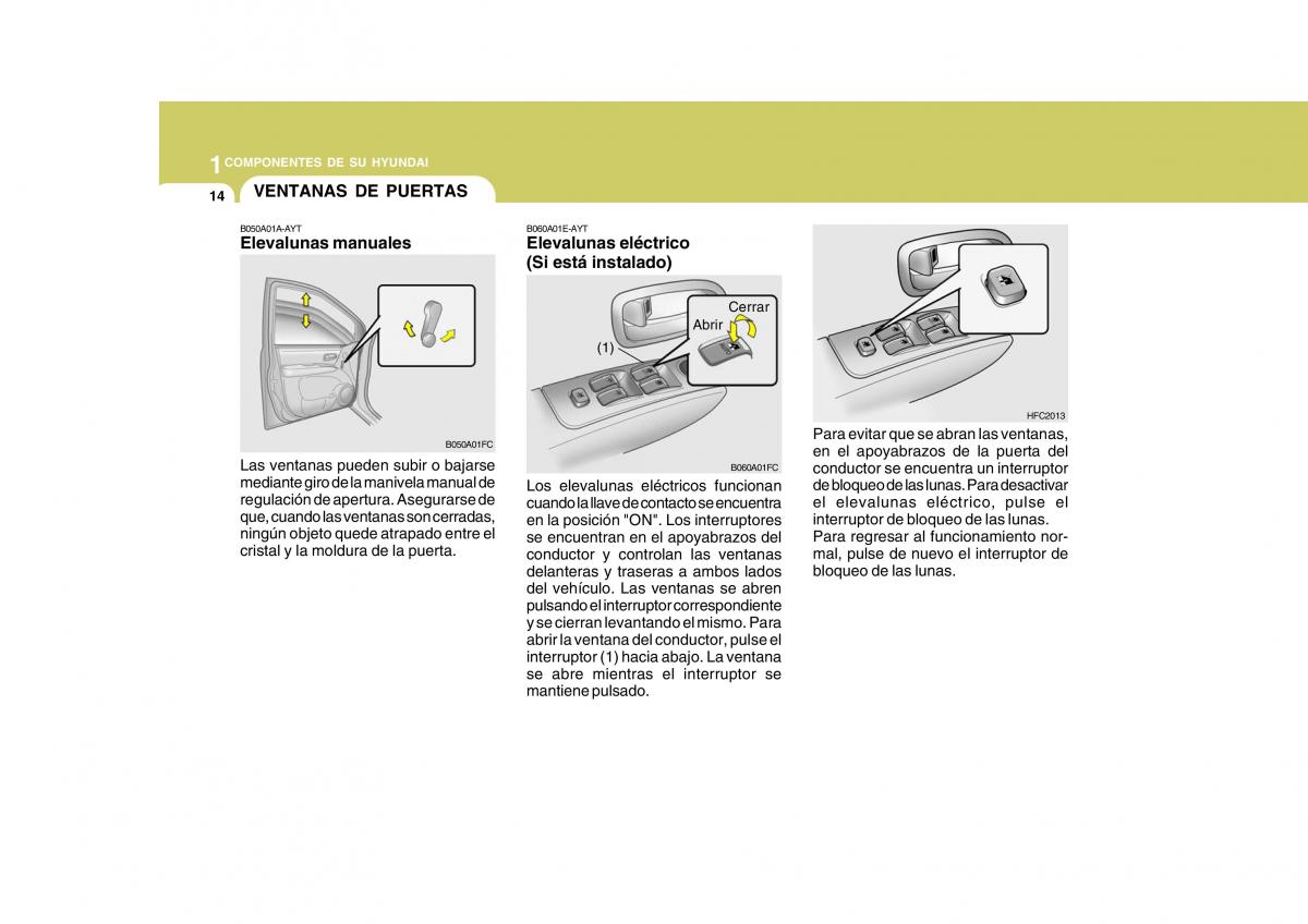 Hyundai Matrix manual del propietario / page 24