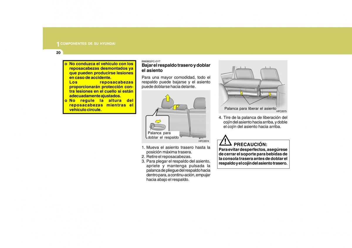 Hyundai Matrix manual del propietario / page 30