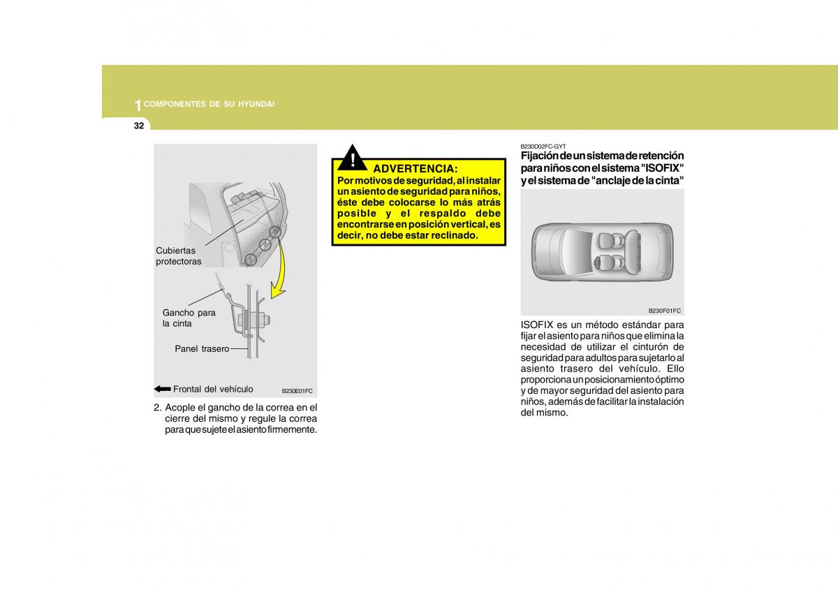 Hyundai Matrix manual del propietario / page 42