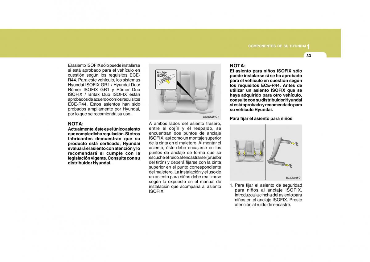 Hyundai Matrix manual del propietario / page 43